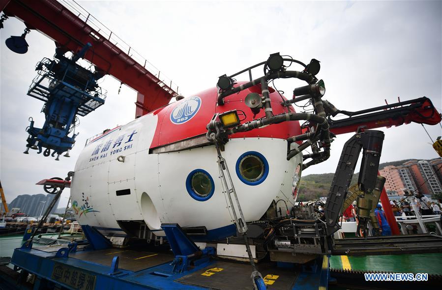 Le nouveau submersible chinois achève sa mission