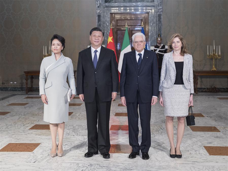 Les présidents chinois et italien conviennent de promouvoir un développement accru des relations bilatérales