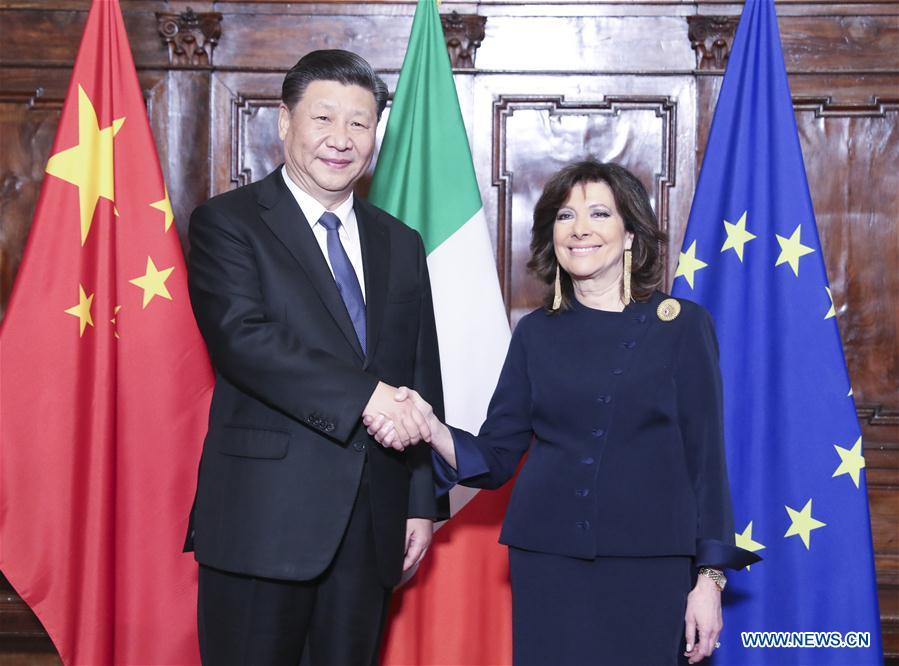 La Chine et l'Italie conviennent d'accroître leurs échanges parlementaires