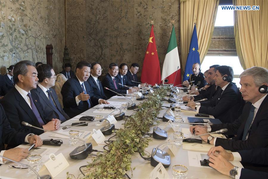 Xi Jinping et Giuseppe Conte discutent du renforcement des relations sino-italiennes dans une nouvelle ère
