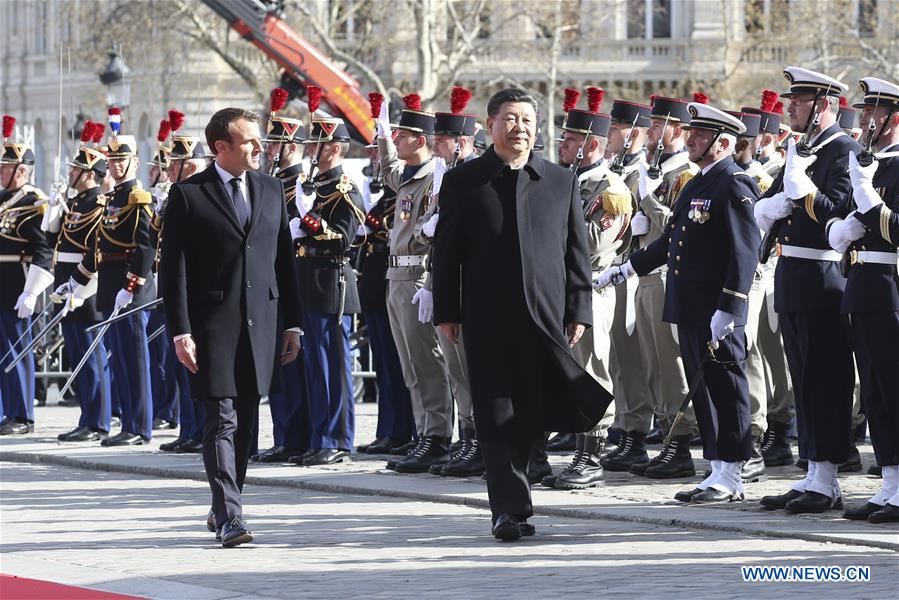 Xi et Macron entendent forger un partenariat sino-français plus solide, plus stable et plus dynamique