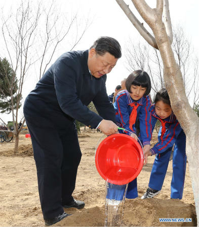 Xi Jinping insiste sur une large participation à la promotion du reboisement
