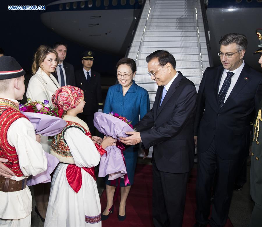 Le PM chinois en Croatie pour une visite officielle et la réunion Chine-PECO