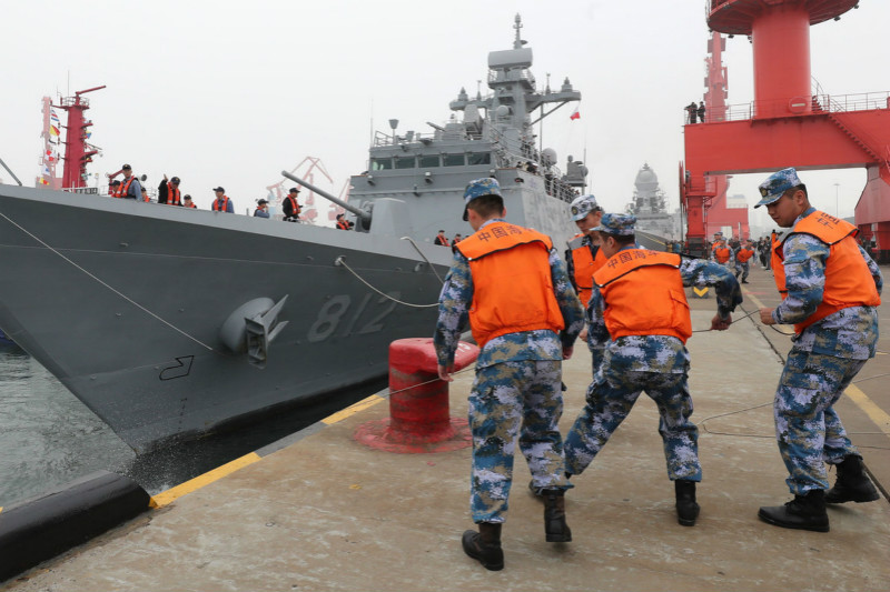 La Chine célèbre le 70e anniversaire de la fondation de sa marine 