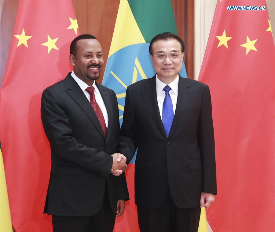 Li Keqiang rencontre le Premier ministre éthiopien