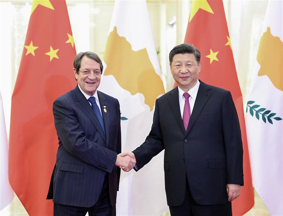 Xi Jinping rencontre le président chypriote