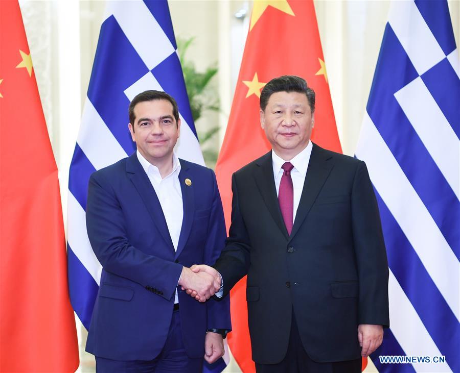 Xi Jinping rencontre le Premier ministre grec