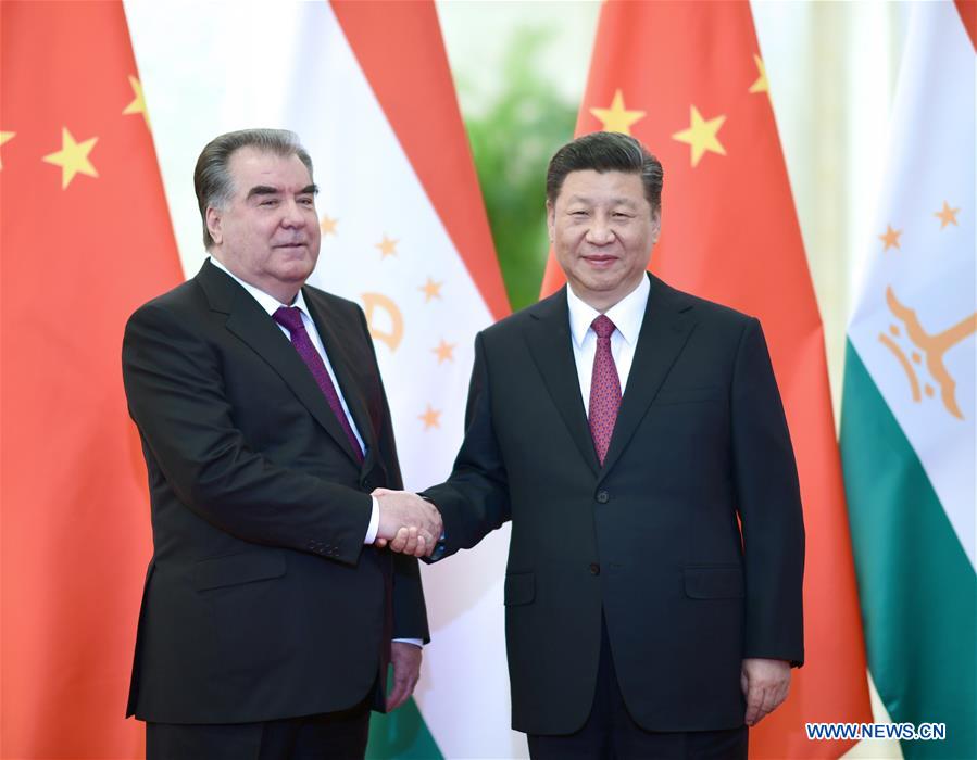 Xi Jinping rencontre le président tadjik