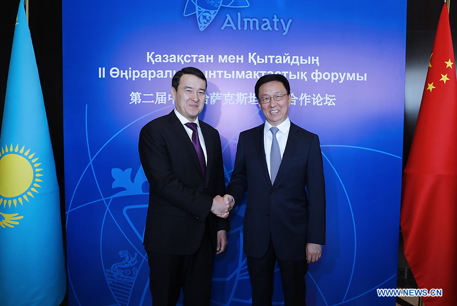 La Chine et le Kazakhstan s'engagent à faire franchir une nouvelle étape à leur coopération bilatérale