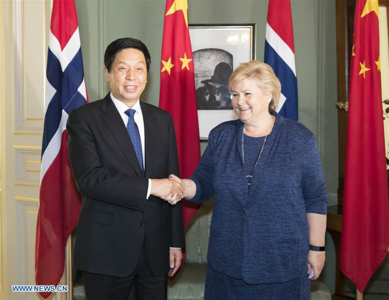 Le plus haut législateur chinois en visite en Norvège pour promouvoir les relations bilatérales