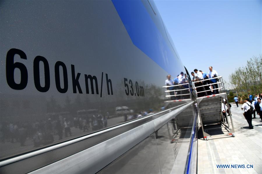 La Chine dévoile le prototype d'un train à sustentation magnétique circulant à 600 km/h
