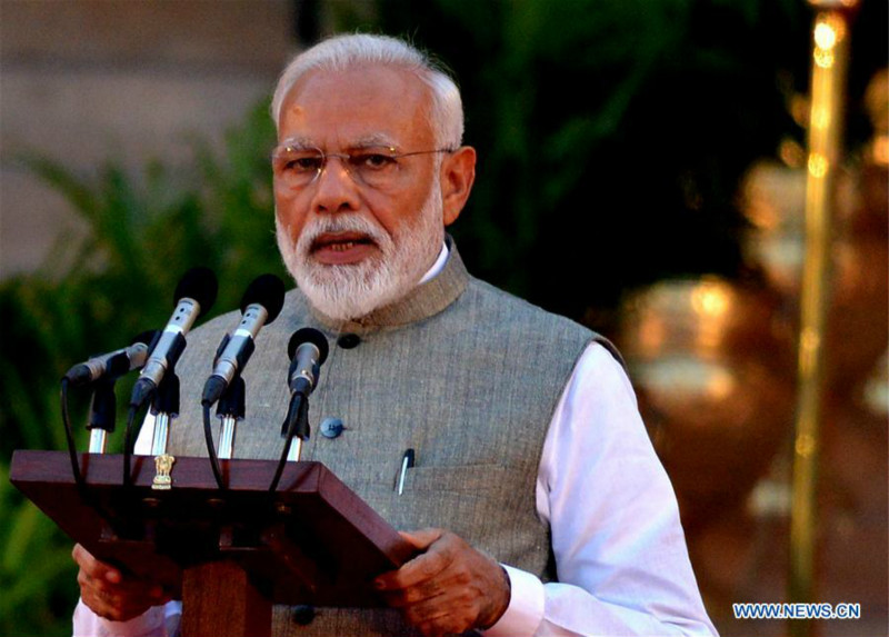 Narendra Modi prête serment en tant que Premier ministre de l'Inde pour un deuxième mandat