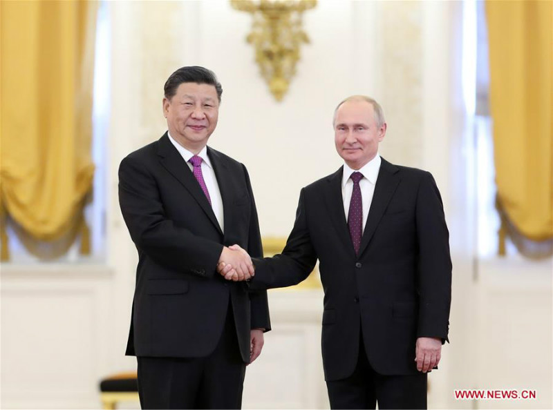La Chine et la Russie conviennent d'élever leurs relations au niveau d'un partenariat de coordination stratégique global pour une nouvelle ère