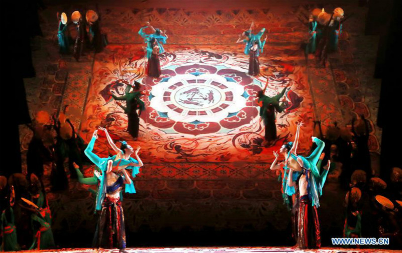 Une représentation de danse à Beijing
