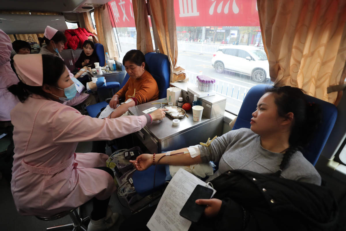 La Chine a enregistré 15 millions de dons de sang en 2018