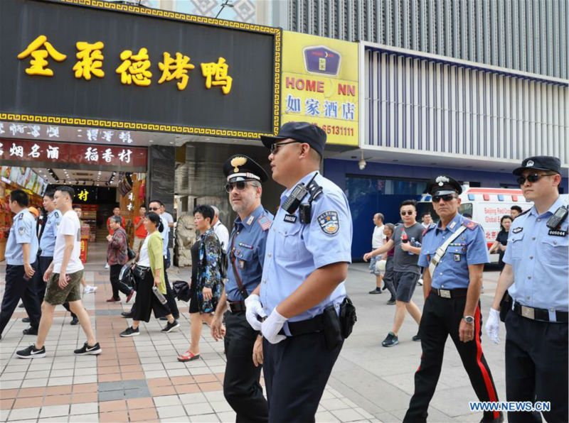 La police italienne entame sa troisième patrouille conjointe en Chine