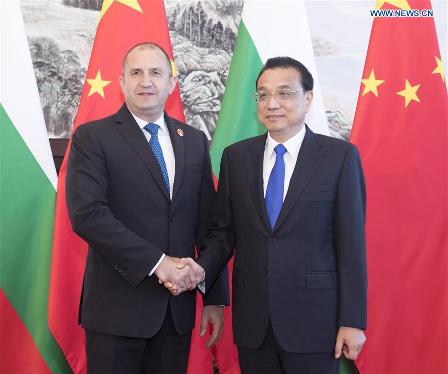 Le Premier ministre chinois rencontre le président bulgare