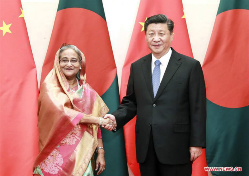 Le président chinois rencontre la Première ministre bangladaise 