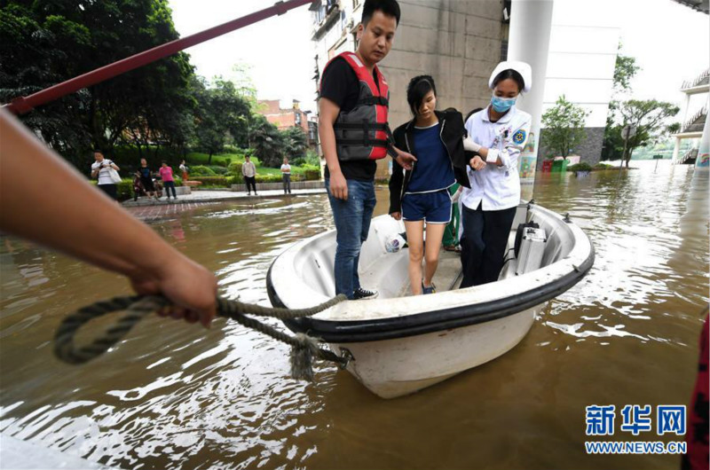 La Chine vient en aide à plus de 6.000 personnes pendant les inondations