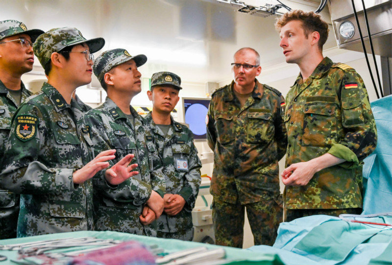 Exercice conjoint d'assistance médicale entre les armées chinoise et allemande