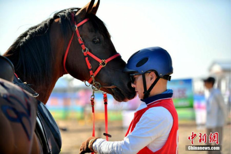 Concours d'endurance équestres organisés dans le nord-est de la Chine