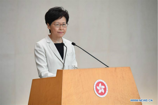 Chine : conférence de presse de la chef de l'exécutif de Hong Kong