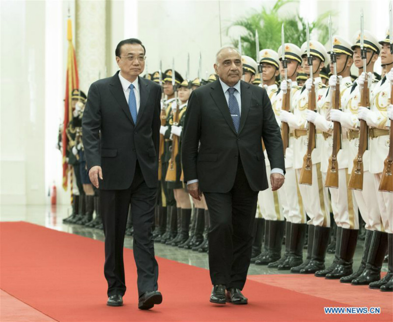 Li Keqiang s'entretient avec son homologue irakien