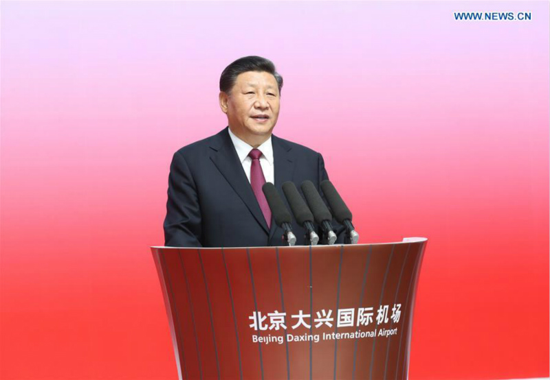 Xi Jinping annonce l'ouverture de l'Aéroport international Daxing de Beijing