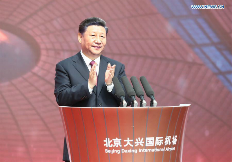Xi Jinping annonce l'ouverture de l'Aéroport international Daxing de Beijing