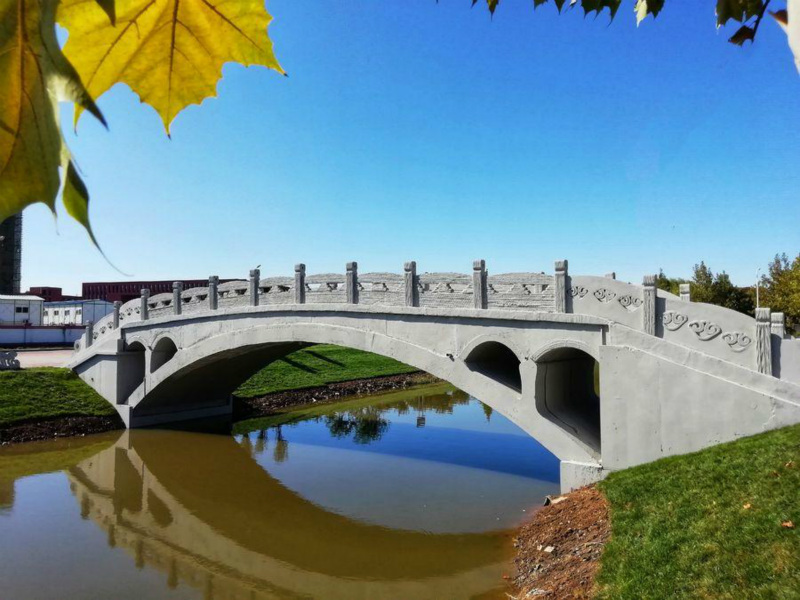 Un pont en béton imprimé en 3D dévoilé dans le nord de la Chine