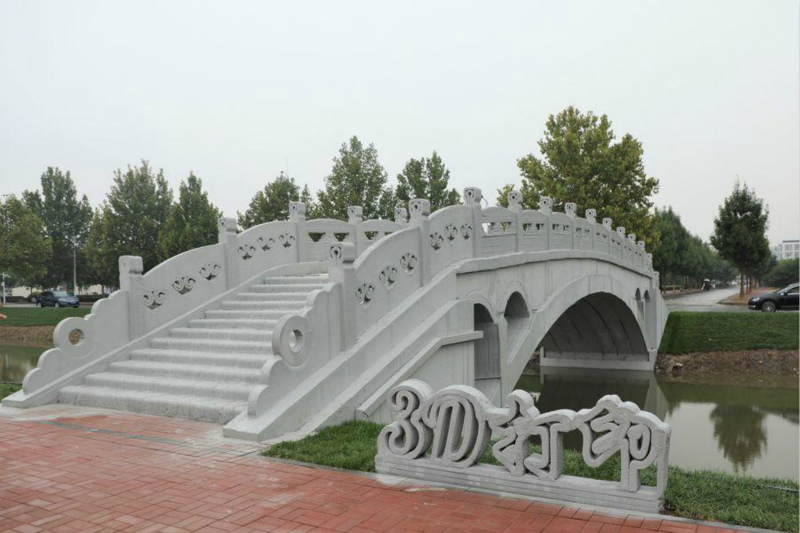 Un pont en béton imprimé en 3D dévoilé dans le nord de la Chine