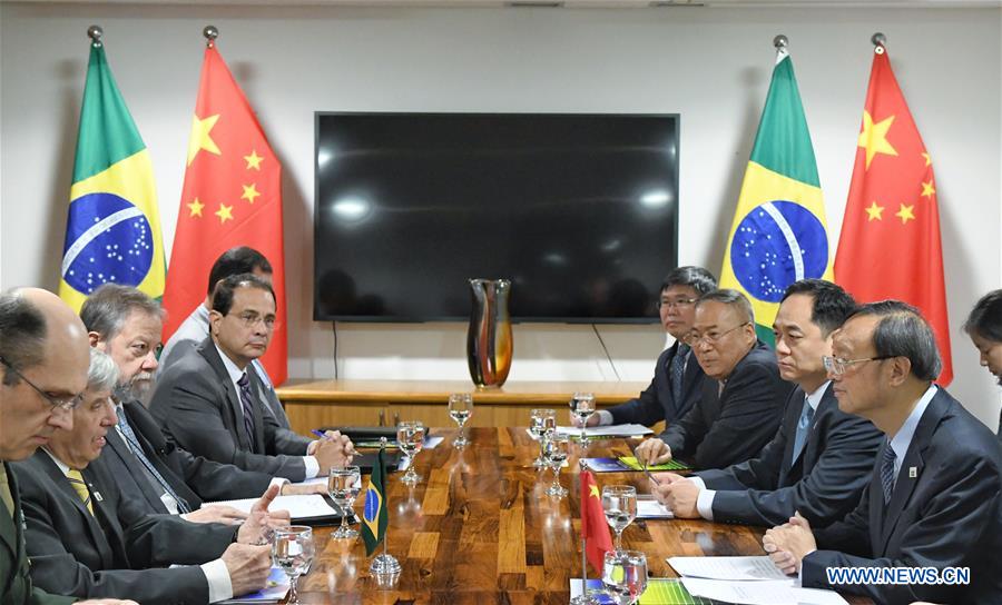 La Chine et le Brésil s'engagent à développer leur partenariat stratégique global