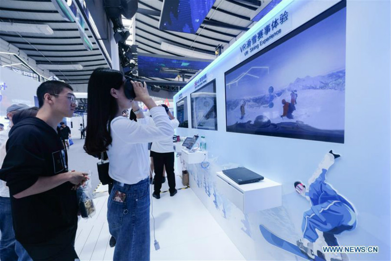 Démonstration de technologie 5G à la Conférence mondiale de l'Internet de Wuzhen