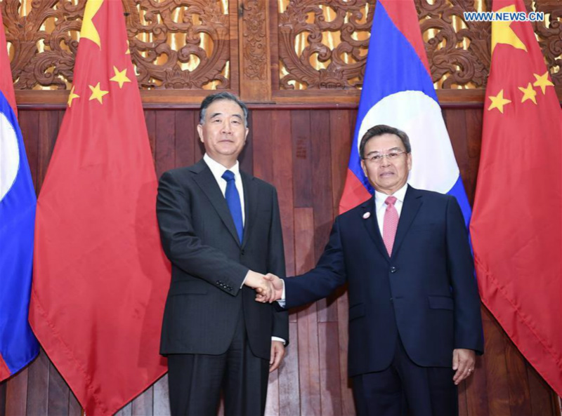 Le plus haut conseiller politique chinois au Laos pour promouvoir les relations et la coopération bilatérales
