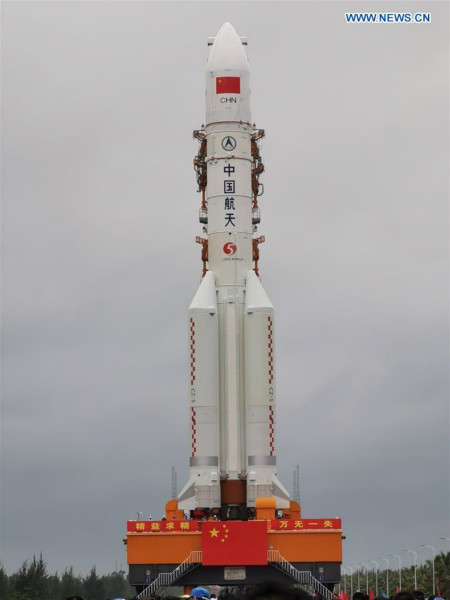 La Chine se prépare à lancer une fusée Longue Marche-5