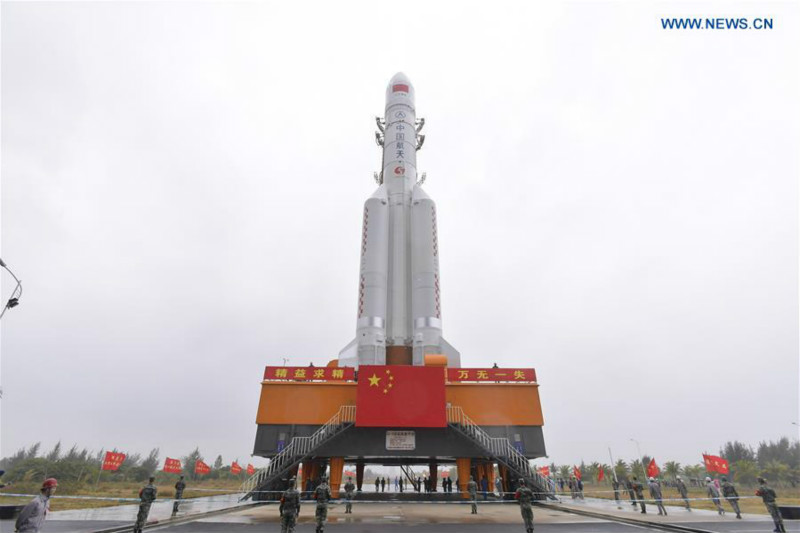 La Chine se prépare à lancer une fusée Longue Marche-5