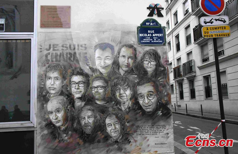 La France se souvient des victimes de Charlie Hebdo à l'occasion du cinquième anniversaire de l'attaque