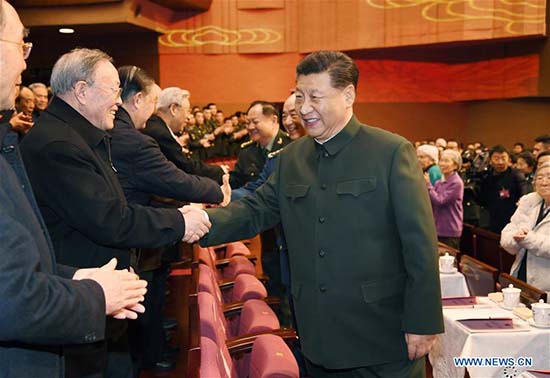 Xi Jinping présente ses voeux de la fête du Printemps aux vétérans