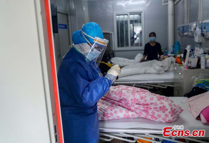 À l'intérieur de l'hôpital Huoshenshan de Wuhan