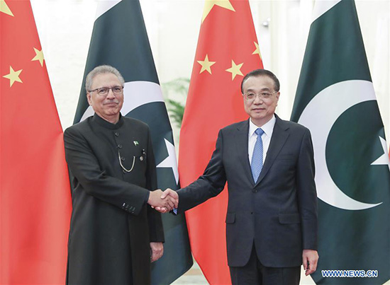 Le PM chinois rencontre le président pakistanais