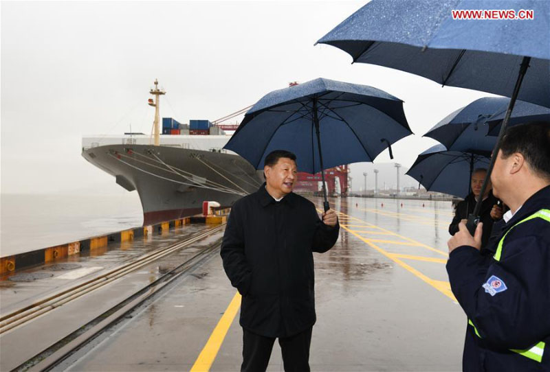 Xi Jinping inspecte la reprise du travail au Zhejiang