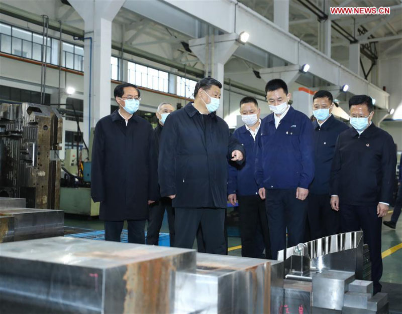 Xi Jinping inspecte la reprise du travail au Zhejiang