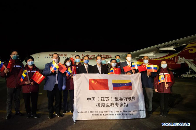 (COVID-19) Une équipe d'experts chinois arrive au Venezuela pour aider à lutter contre le COVID-19