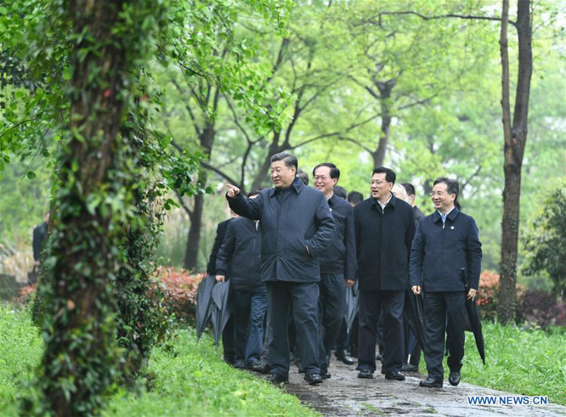 Xi Jinping inspecte la conservation des zones humides et la gestion urbaine à Hangzhou