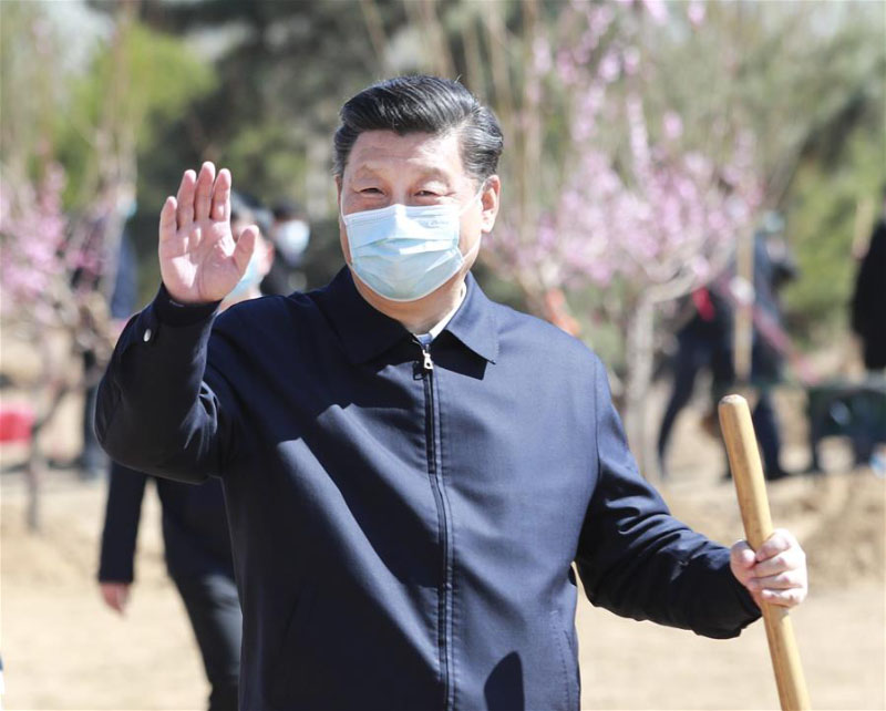 Xi Jinping participe à la plantation d'arbres à Beijing, exhortant au respect de la nature