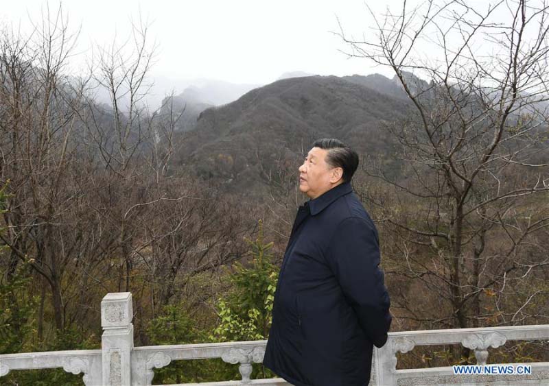 Xi Jinping inspecte la province du Shaanxi