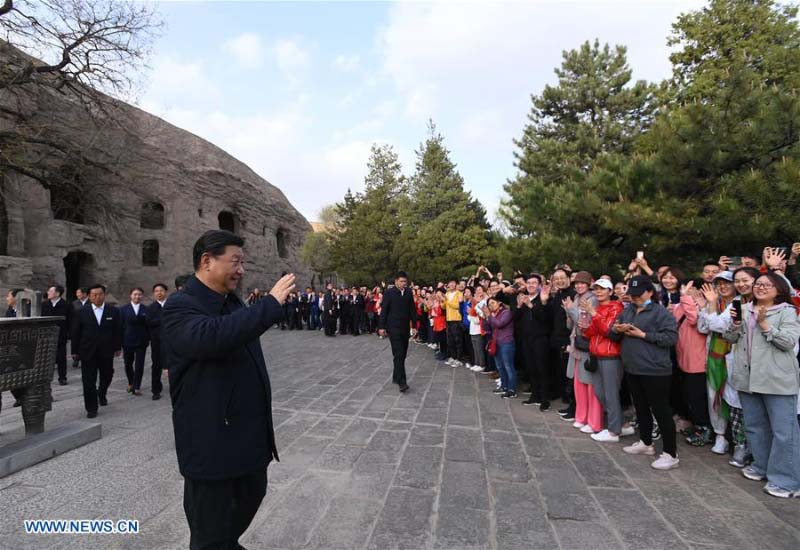 Xi Jinping met l'accent sur la protection des grottes de Yungang