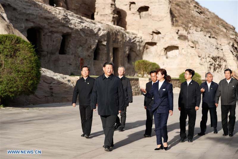 Xi Jinping met l'accent sur la protection des grottes de Yungang