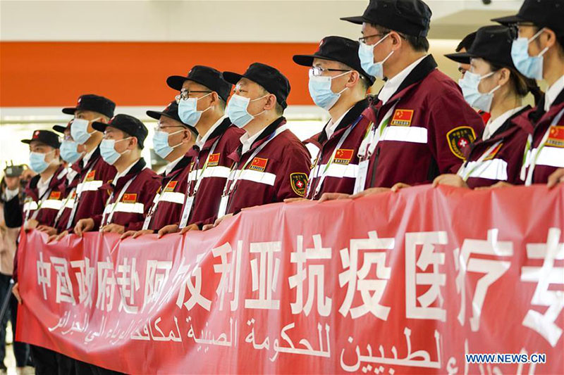 (COVID-19) Départ prochain d'une équipe médicale chinoise vers l'Algérie pour aider à la lutte contre le virus