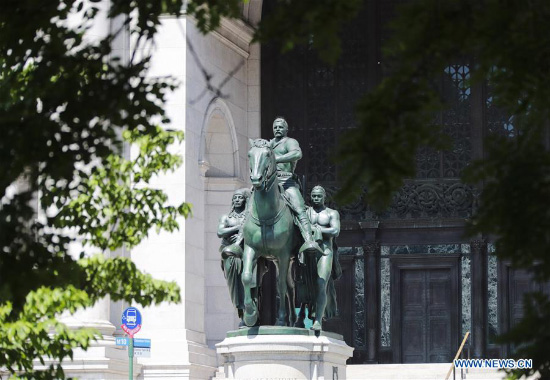 Une statue de Theodore Roosevelt bientôt retirée d'un musée de New York